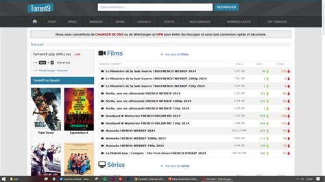 Torrent9 nouvelle adresse Juin 2024 : l’adresse mise à jour.